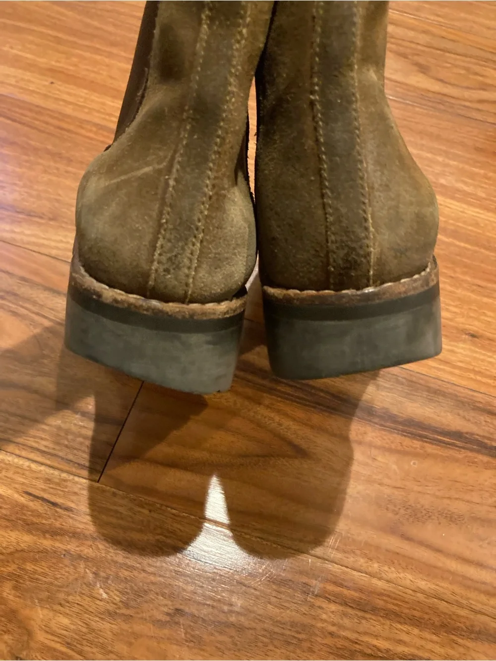 Thursday Boot Company Women's 6.5 Legend Brown Suede Chelsea Boots  Leather